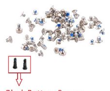 For Apple iPhone 7 Screws Full Set Black