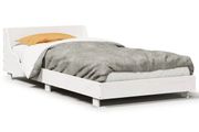 Bed Frame without Mattress White 90x190 cm Single Solid Wood Pine