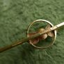 Vintage 9ct Gold 375 Gold Faux Pearl Brooch | Retro Jewelry 1,9g Image 5