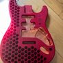 3d printed guitar body Image 3