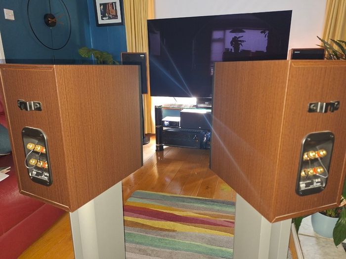 B&W 685 Speakers + Stands