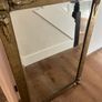 Vintage brass mirror Image 2