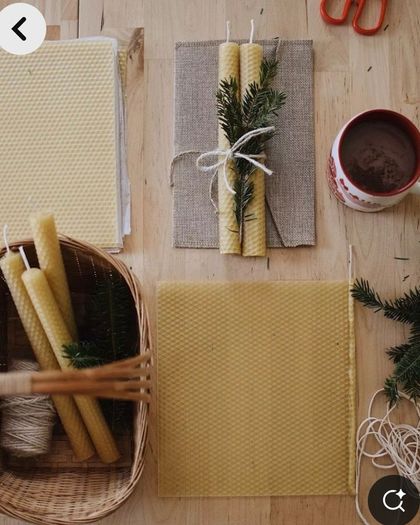 100% Natural Donegal Beeswax for candles (5 sheets per pack)