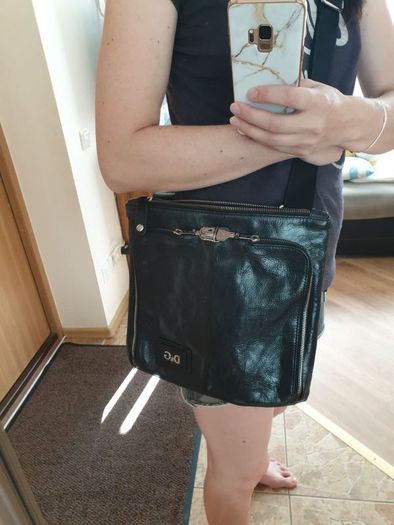 D&G crosbody leather bag