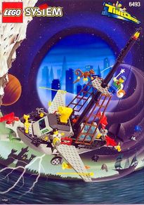Lego System 6493: Flying Time Vessel (1996) 100% Complete (NO BOX)