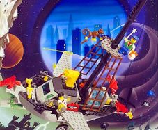Lego System 6493: Flying Time Vessel (1996) 100% Complete (NO BOX)