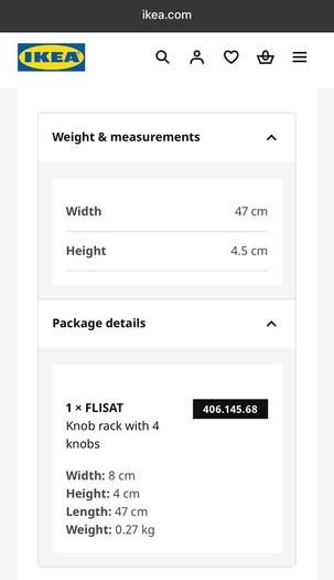 Ikea Knob Rack