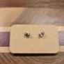 Holly and Liz - Coffee Bean Stud Earrings Made from Maple Wood Image 4