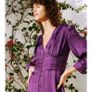 ZARA jacquard purple mini dress, Small, bloggers Image 2