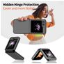 ELESNOW Case for Samsung Galaxy Z Flip 6, with Hinge Protection Samsung Z Flip 6 Phone Case Dual Layer Hard PC & Soft TPU Shockproof Full Protective Cover Image 6