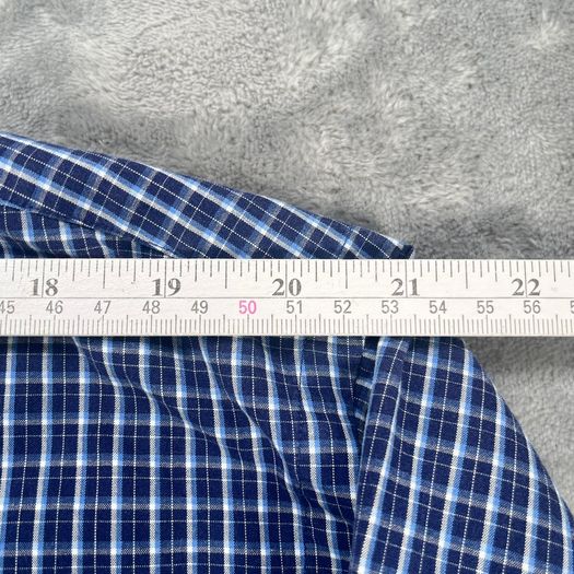 Ralph Lauren Mens Button Down Blake Shirt Blue Check - Size L