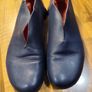 Camper Navy Leather Ballerina Flats Size 40 Image 2