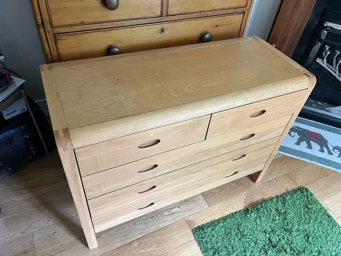 oak bedroom set