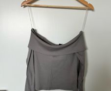 Off shoulder long sleeve top