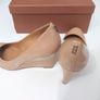 Coach Nude Patent Leather Wedges Image 4