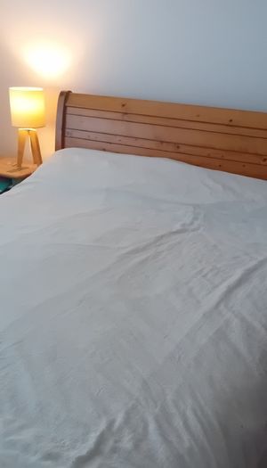 King Size Sleigh Bed with Mattress