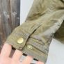 Barbour x Moon Reelin Wax Jacket Tweed Wool Trims Olive Green - Large Image 9