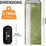 Ultra Warm 80/250 GSM Cotton Sleeping Bags for Adults Kids, Envelope Compact Outdoor Sleeping Bags for Camping (FREE SHIPPING) Image 3