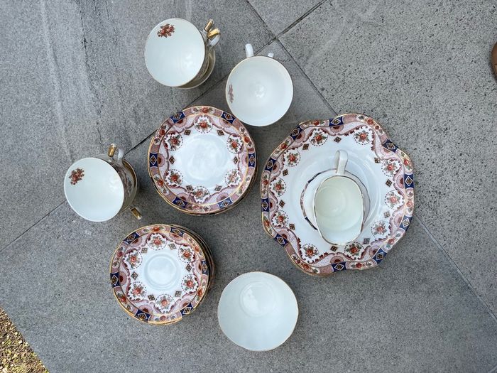 Royal Tara Carina Bone China 21 piece Tea Set -