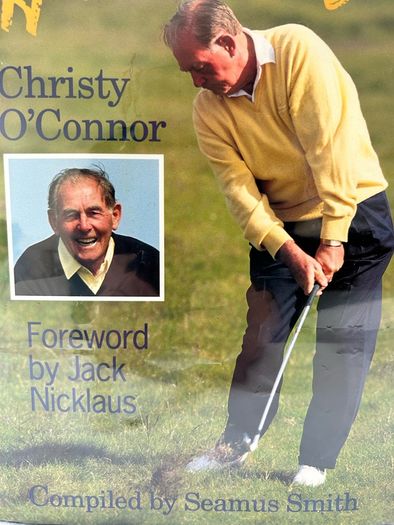 Christy O'Connor Snr SIGNED autobiography Golf Legend