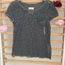 T-shirt Bnwt grey lace front hollister tshirt xsmall Image 8