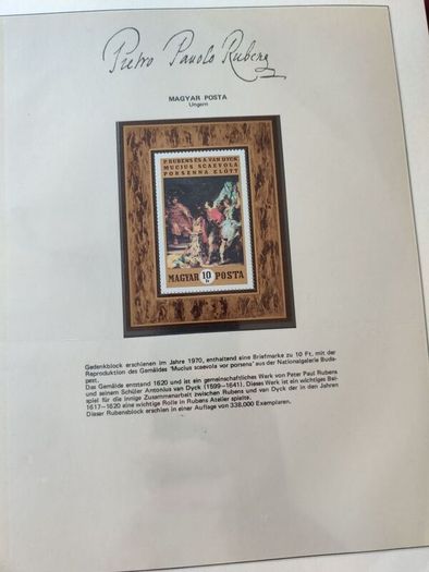 Paul Rubens 55 Pages Stamps Album World Collection