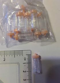Miniature baby bottles - pack of 12