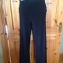 NEXT Maternity Black Slinky Trousers Size 10R Image 2