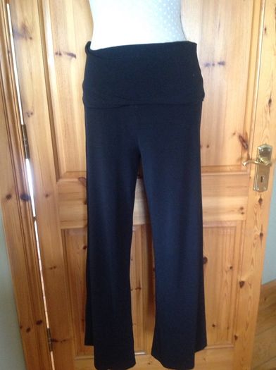 NEXT Maternity Black Slinky Trousers Size 10R