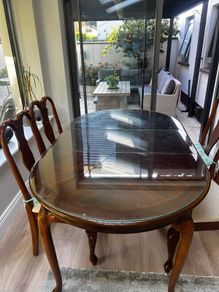 Dining room table and chairs