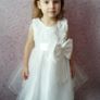 Girls 3D Effect Flower Sleeveless Formal Party Dress Wedding Bridesmaid Sz 3-4y Image 3