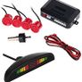 New Car Parking Sensor 4 Kit Rear Reverse Sensors Alarm Backup Radar System LED Display Warning in Black / White / Blue / Silver/Red Image 9