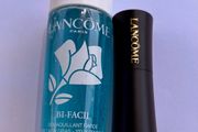 Lancome bi facial eye make up remover and mini lipstick french touch