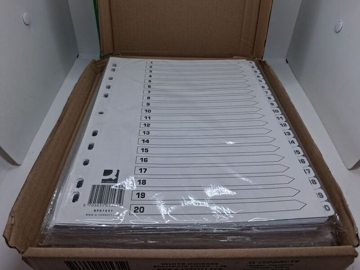 Postage - Lot of 15 Packs of 1-20 Index Cards A4 Size