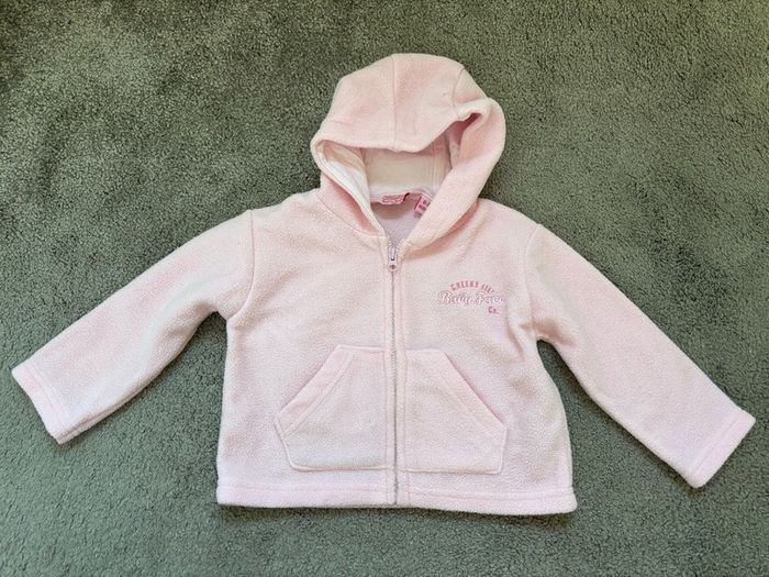 baby girls fleece hoodie 0-3 months