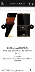 Carolina Herrera Bad Boy Elixir 100ml for him