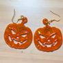 Handmade Halloween Pumpkin Earrings Image 3