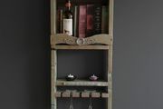 Antique Style Wine Wall Rack