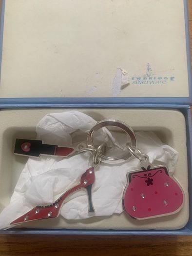 newbridge silver key ring in box