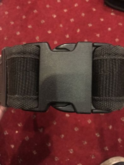 Black Utility Belt (size small). Ideal for security or ambulance service personel.