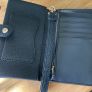 Coach Pebbled Black Leather Phone Wristlet Wallet Image 7