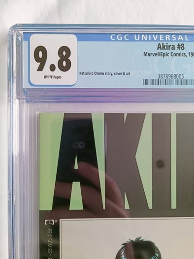 Akira Issue 8 CGC 9.8 Certified Graded Comic Framed DC Marvel