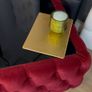 Red velvet coffe table Image 3