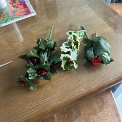 Christmas wreaths Picks and Holly