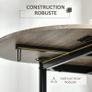 Extendable Table and 2 Chairs Set  Drop-Leaf Table Image 3