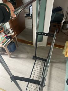 Free adjustable height clothes rail/ rack from Jysk