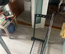 Free adjustable height clothes rail/ rack from Jysk