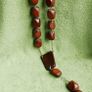 Vintage (extremely long) Wood Wall Rosary 65 inch Oversized Beads Mid Century Religious Decor Rosary Image 9