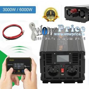 26911 Inverter 3000W to 6000W Modified Sine Wave Power DC converter LCD + Digital Remote Control