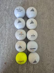 Mixed golf balls